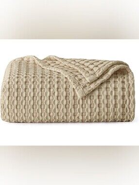 Bedsure Cooling Waffle Throw Blanket 66x90